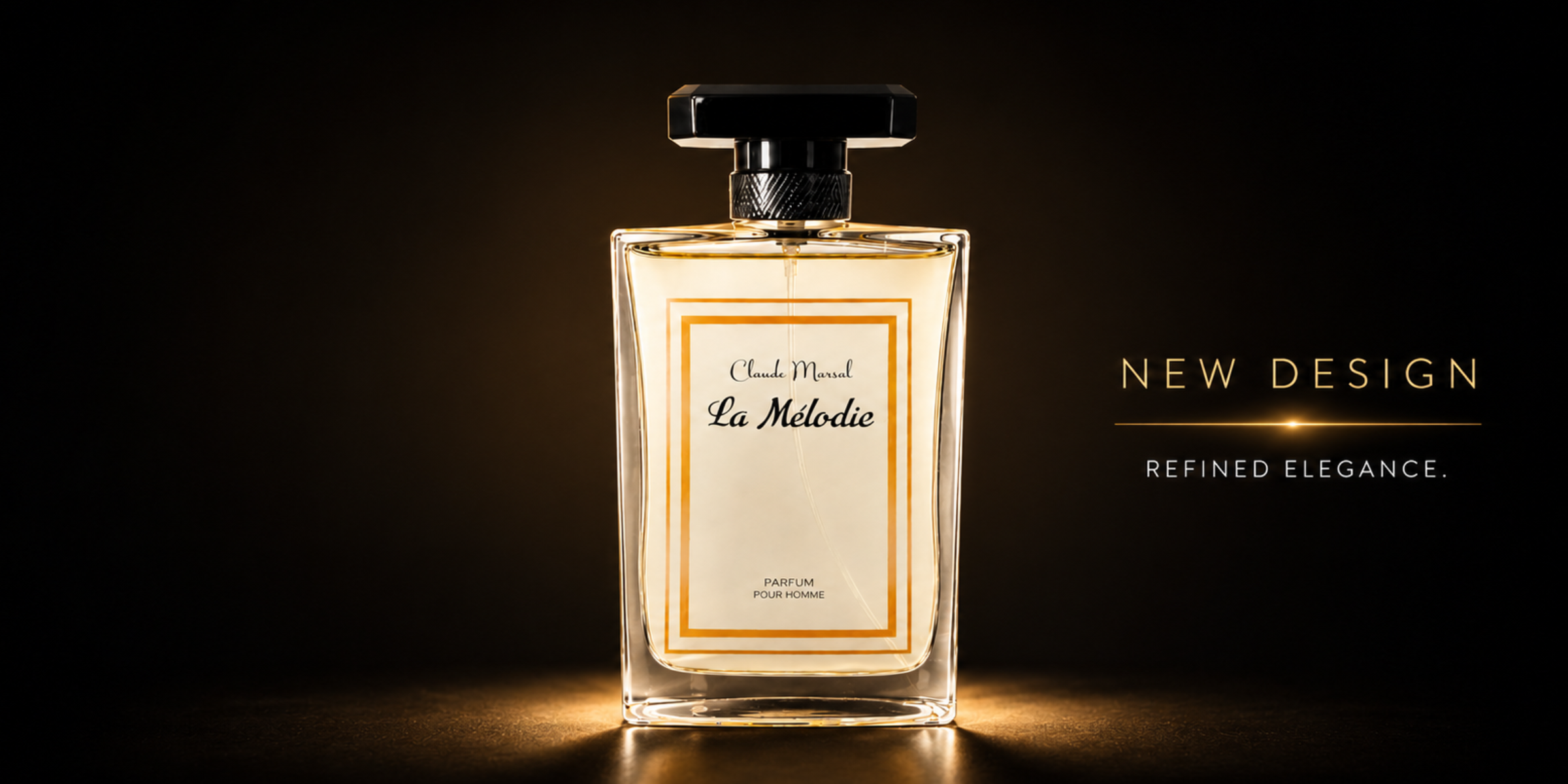 Claude Marsal La Melodie Parfum Pour Homme perfume bottle - New Design Refined Elegance