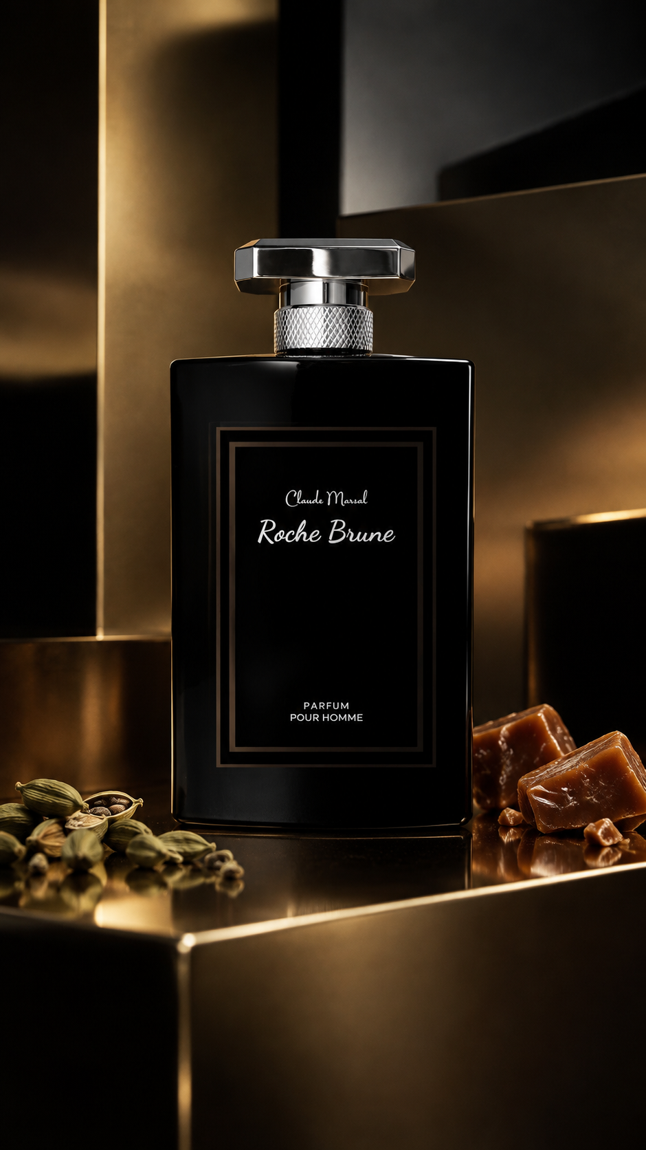 Roche Brune Parfum for Men by Claude Marsal 3.4 Fl oz CLAUDE MARSAL