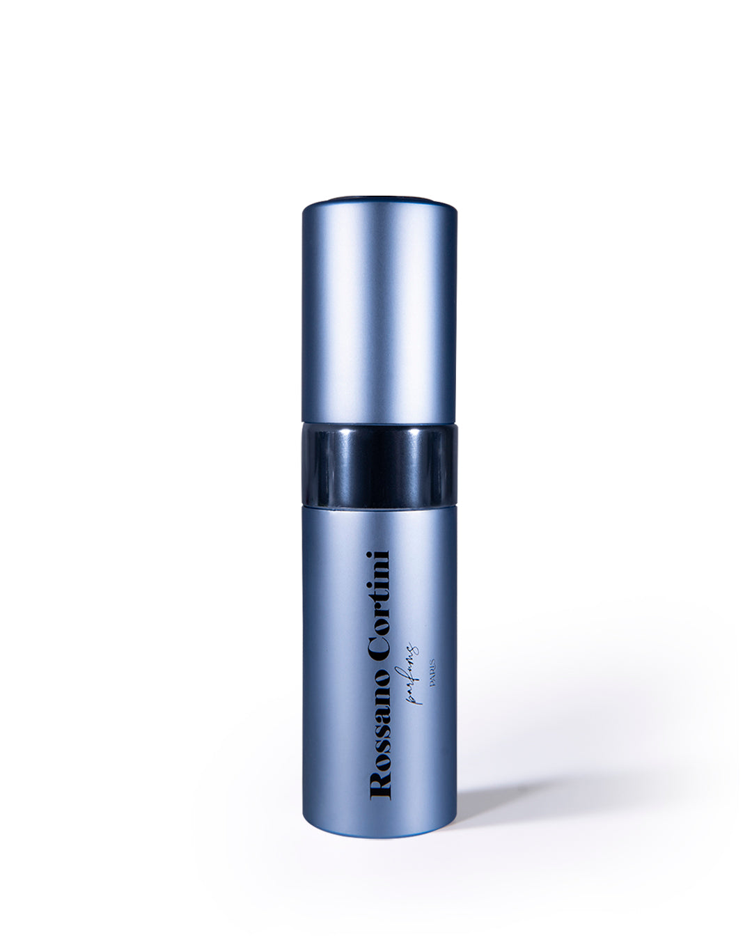 Metallic Silver Travel Atomizer by Rossano Cortini ROSSANO CORTINI