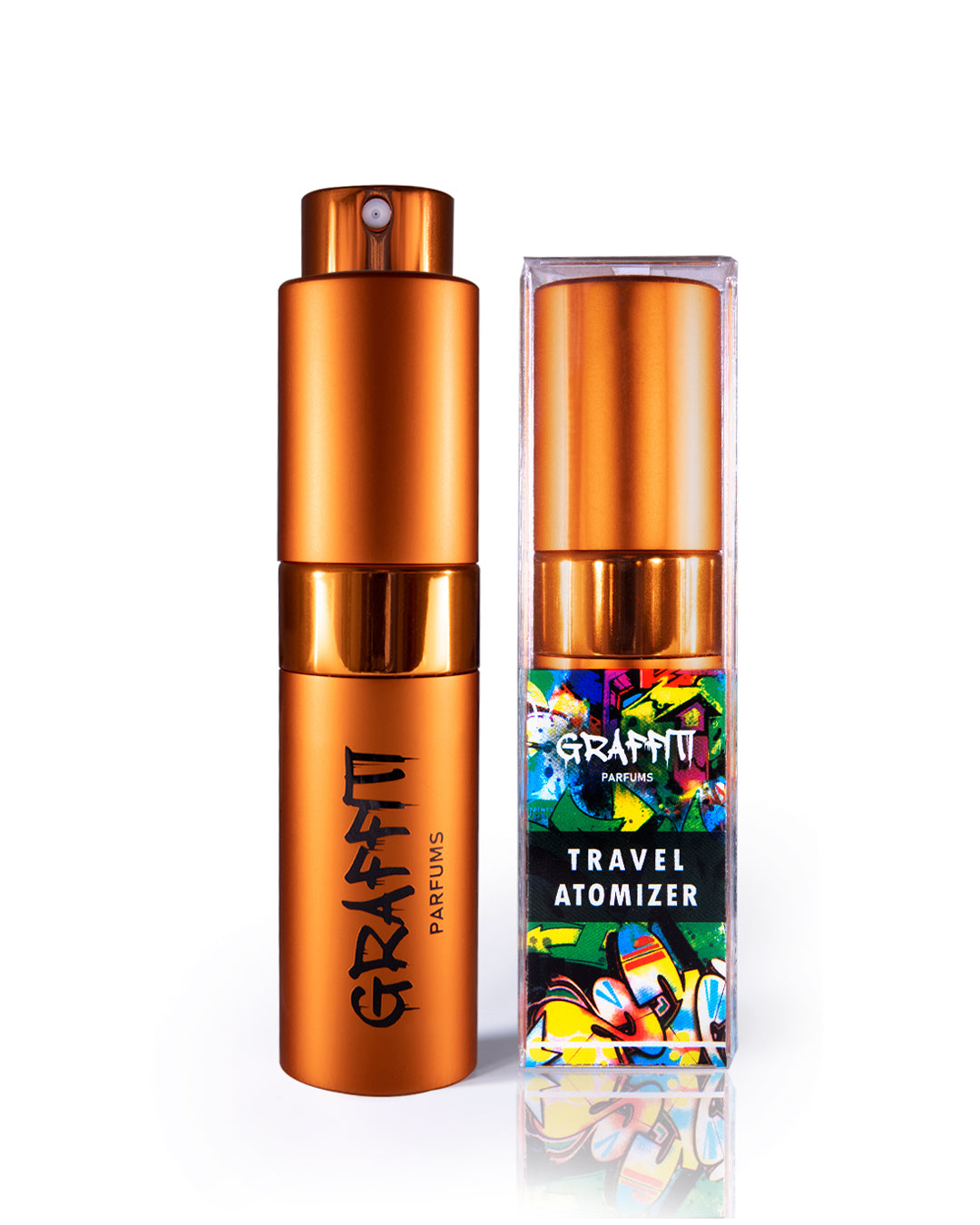 Atomizer Twist Up Copper Grafitti - Stylish 5ml refillable