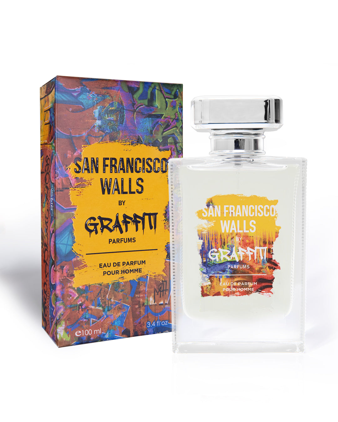 Product image of San Francisco Walls Eau de Parfum for Men by Graffiti perfume bottle