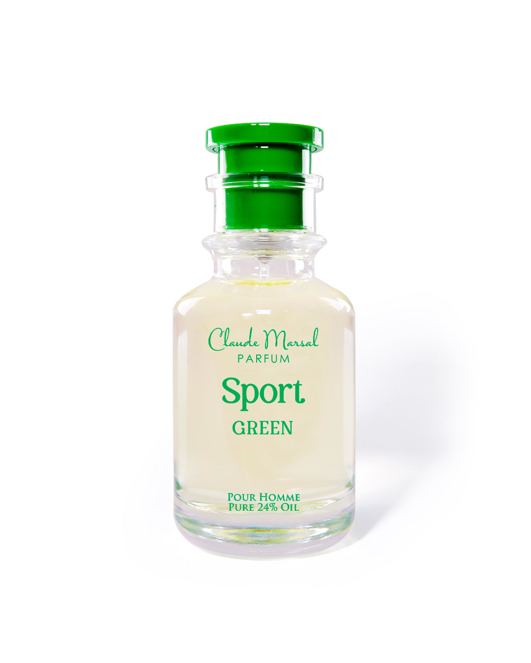 Sport Green Parfum Pour Homme by Claude Marsal - Masculine Fragrance with Red Apple, Mint, Cinnamon, and Cashmere Wood
