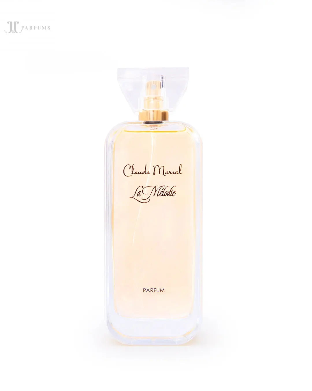 La Melodie Parfum Pour Femme by Claude Marsal, showcasing its sweet and floral notes with a rich gourmand base.
