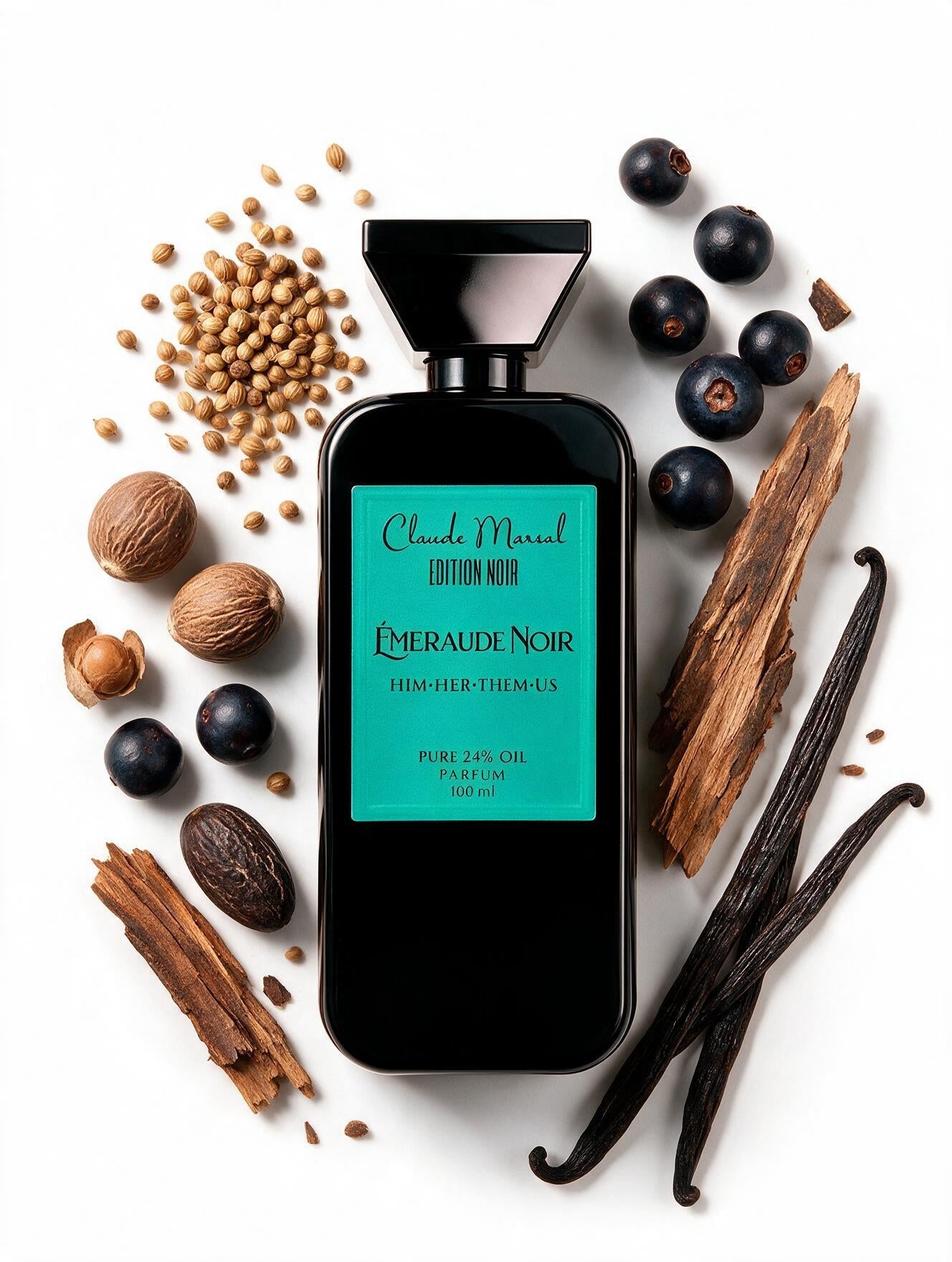 Émeraude Noir Parfum Unisex by Claude Marsal CLAUDE MARSAL