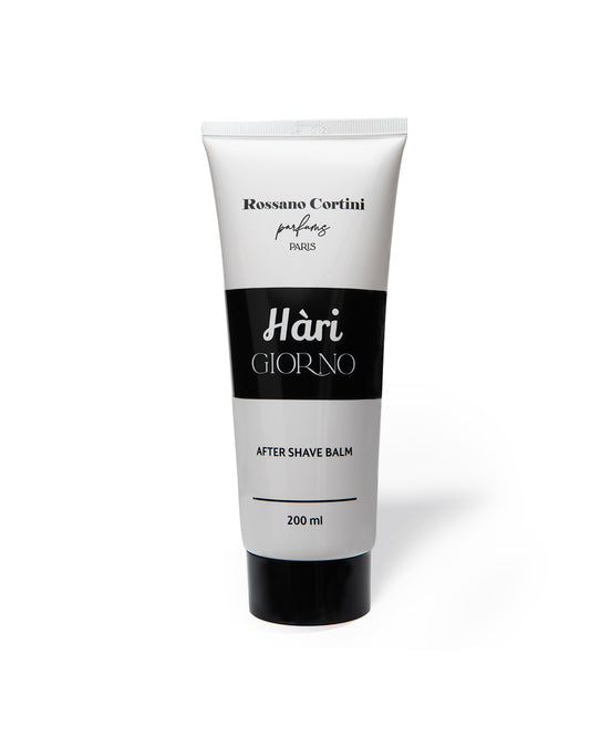 After Shave Balm Giorno by Rossano Cortini bottle with fresh and woody-floral scent
