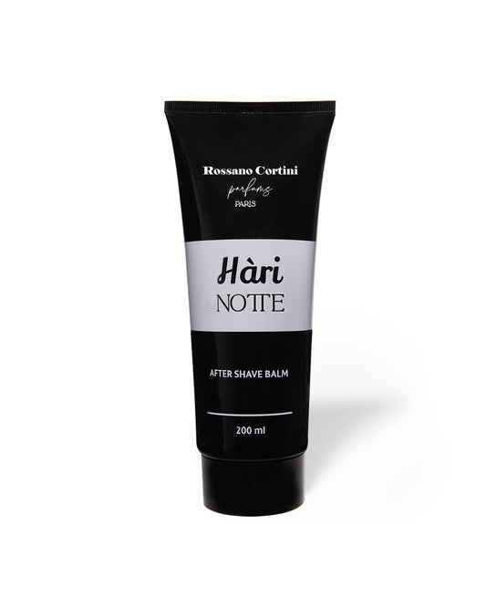 After Shave Balm Hari Notte by Rossano Cortini bottle with fruity and elegant scent for men
