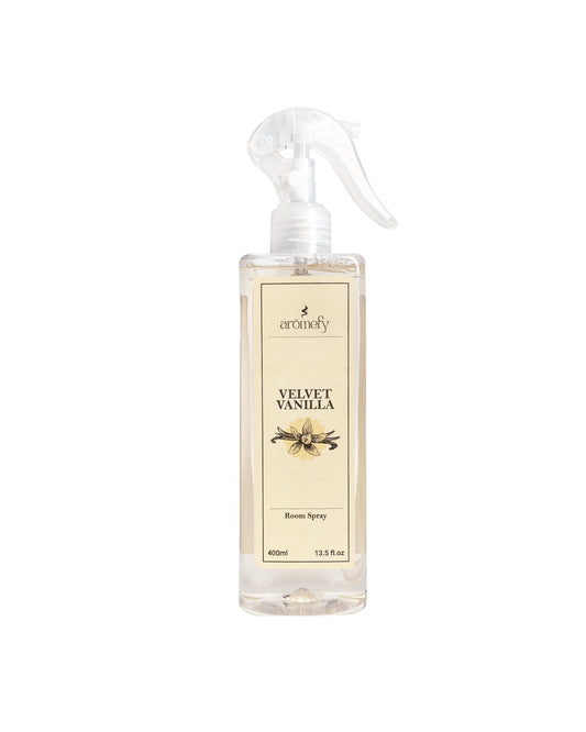Product image of Room Spray Velvet Vanilla By Aromefy 400ml perfume bottle