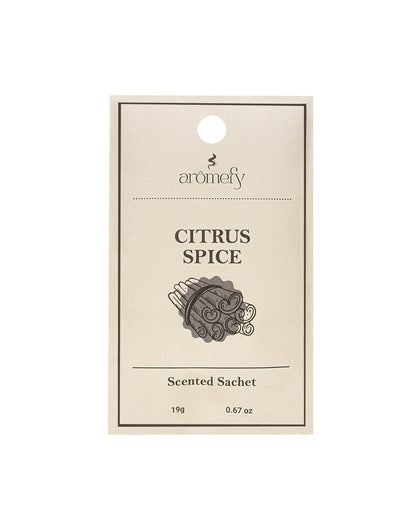 Scented Sachet Citrus Spice by Aromefy J&J Parfums