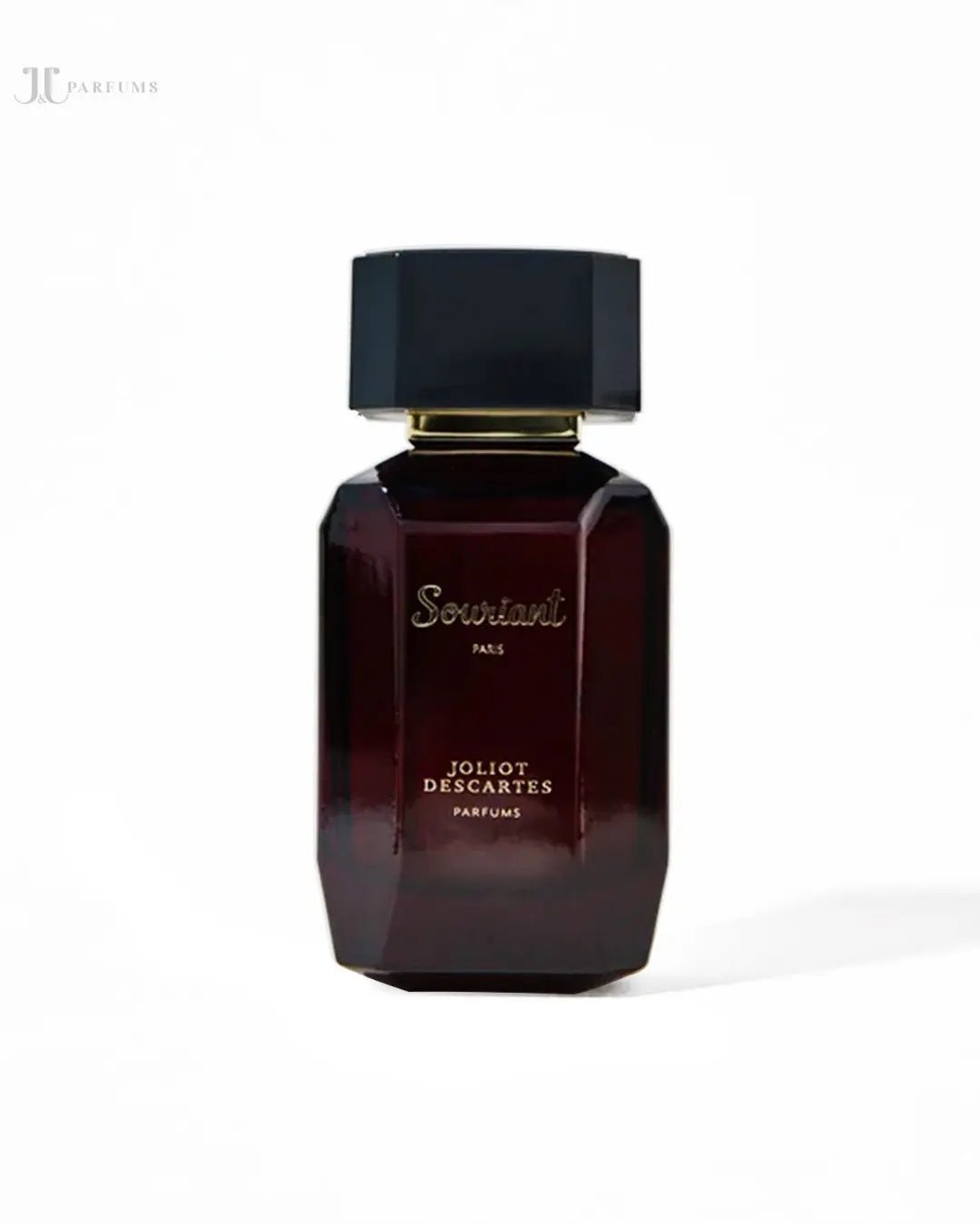 Souriant Eau de Parfum Unisex - Vibrant top notes of orange, raspberry, and caramel, a floral heart of rose, violet, jasmine, patchouli, and incense, and a warm base of woody spices, musky notes, and vanilla